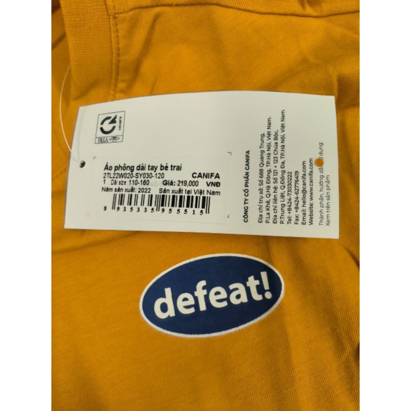 Áo phông dài tay bé trai Canifa