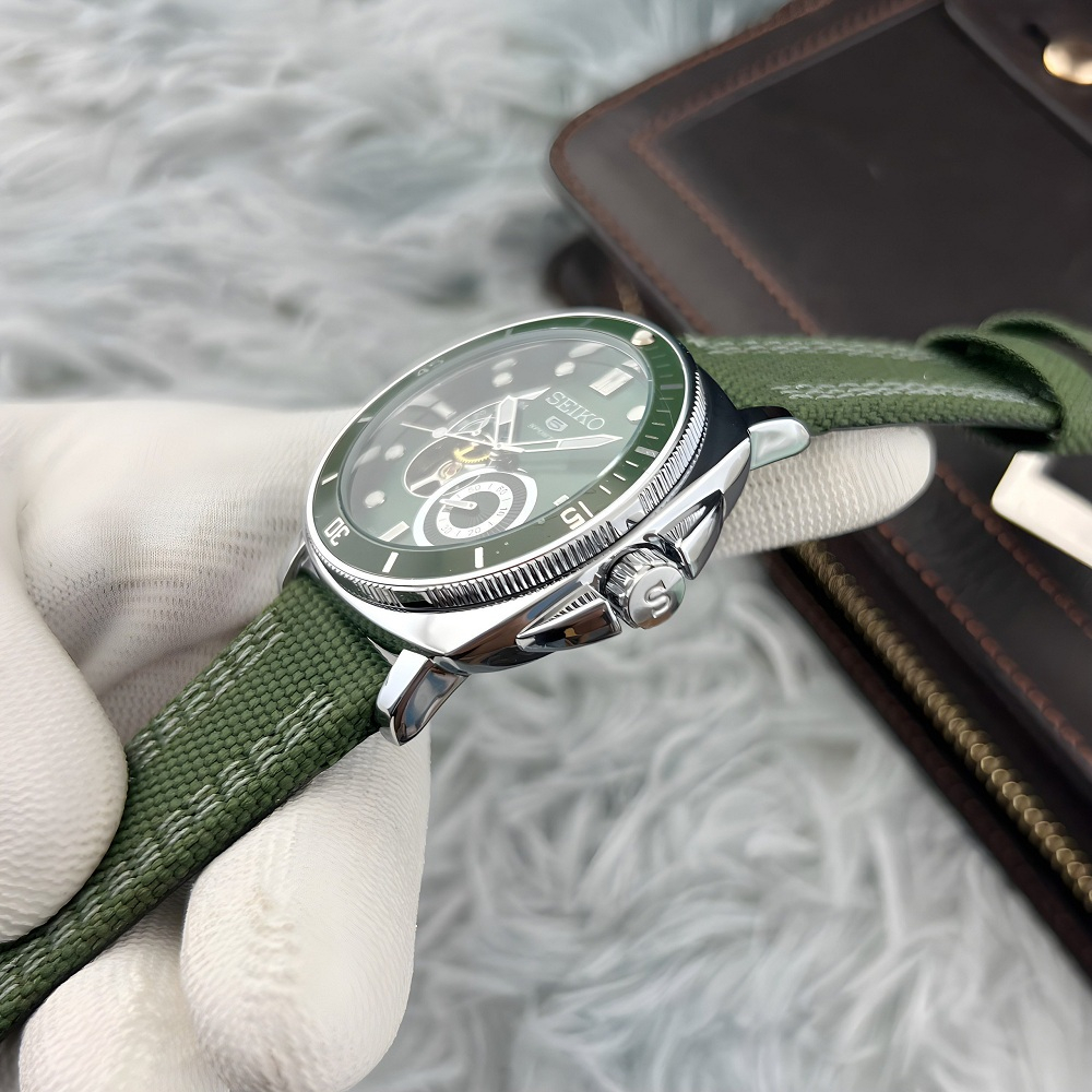 Đồng hồ cơ nam automatic SEIKO máy Nhật bản giới hạn