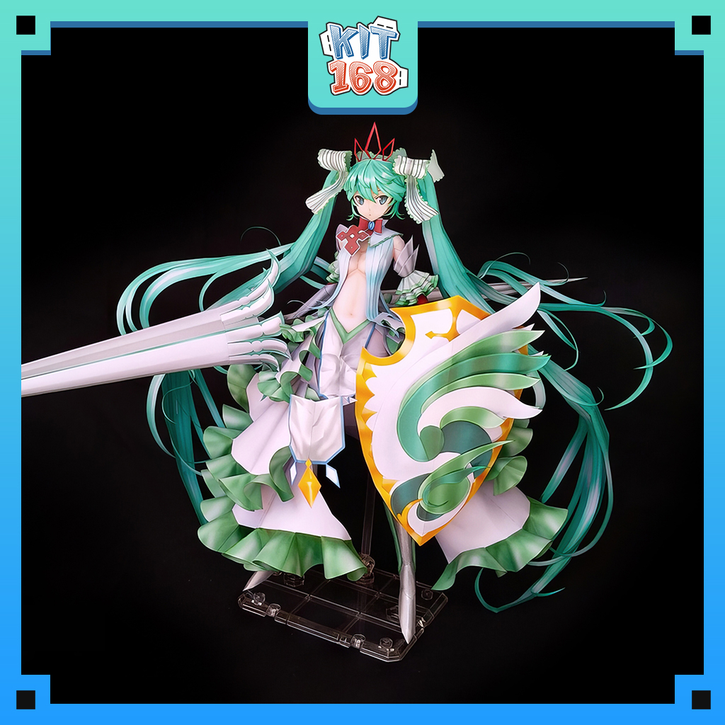 Mô hình giấy Anime Game Hatsune Miku Knight