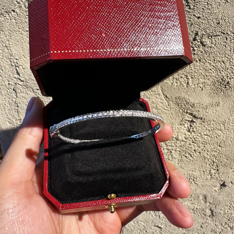 Lắc tay bạc nữ đính full 1 hàng đá sang chảnh quyến rũ - Trang Sức MINA JEWELRY