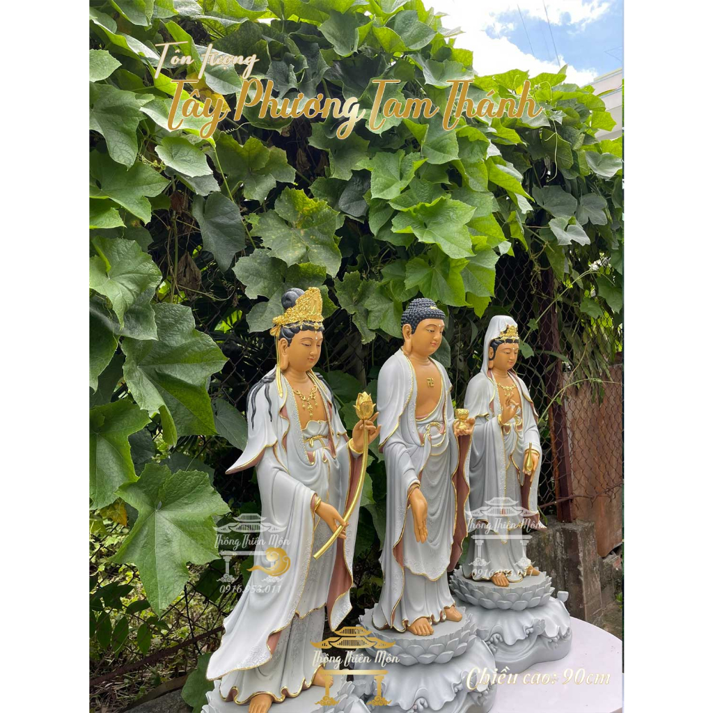 Tôn tượng Địa Tạng Vương Bồ Tát - 48cm