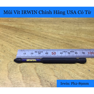 Mũi vít irwin chính hãng usa ph2-89mm có từ