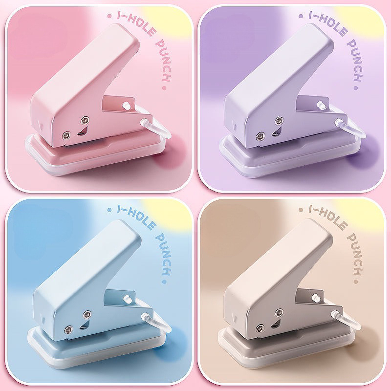 Dụng cụ bấm lỗ giấy mini làm sổ còng