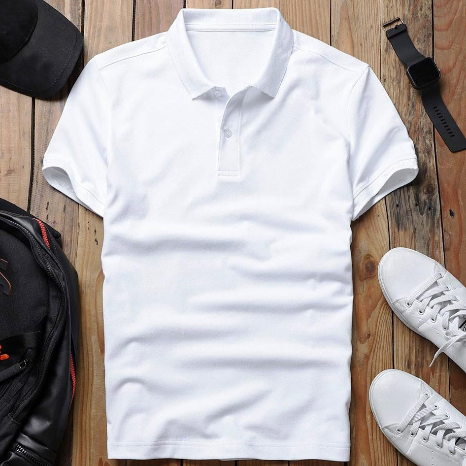 Áo thun Polo Trơn cổ trụ Nam Nữ, Thanh lịch và Trẻ trung phù hợp phối đồ Công sở & Dạo phố, vải Cotton cá sấu dày co dãn