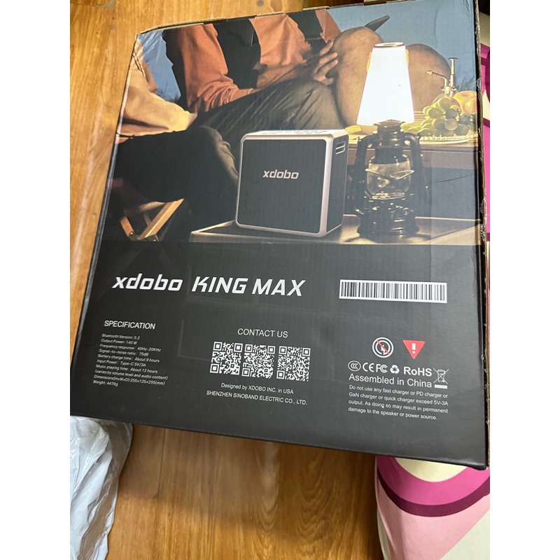 Loa nghe nhạc và Karaoke di động Xdobo King Max siêu trầm 140W Bluetooth 5.2