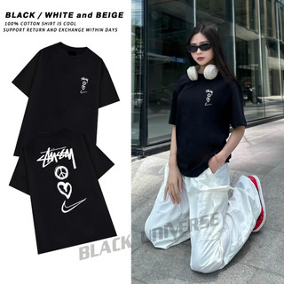 Áo Tee NIle X Stussy chất liệu cotton 100% cao cấp
