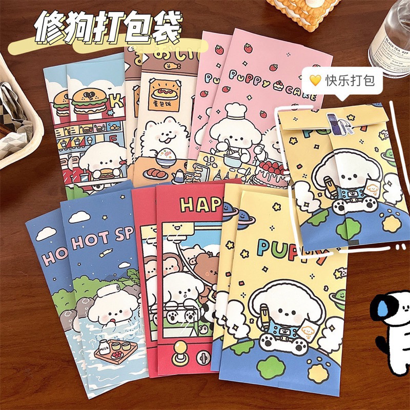 Túi giấy đựng quà nhỏ, quà tặng sinh nhật, túi mini họa tiết hoạt hình dễ thương