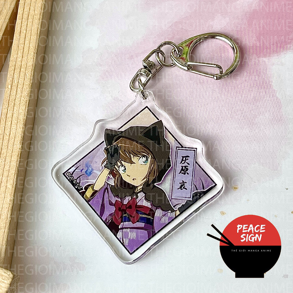 Móc khóa DETECTIVE CONAN ver YOKAI - Thám Tử Lừng Danh mica trong acrylic anime độc đáo conan kid amuro haibara