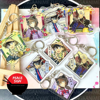 Móc khóa detective conan ver yokai - thám tử lừng danh mica trong acrylic anime độc đáo conan kid amuro haibara
