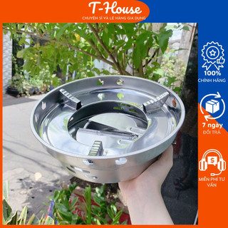 Bếp cồn INOX cherry chắn gió, bếp cồn dã ngoại