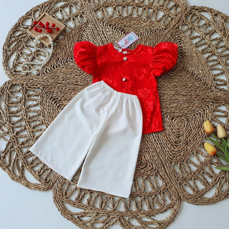 Bộ Bà Ba Lụa NHÍM XÙ KIDS Cho Bé Gái 4 Đến 28kg