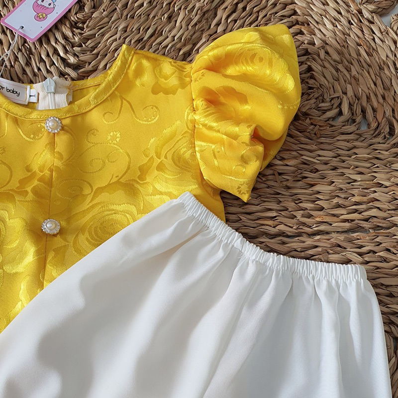 Bộ Bà Ba Lụa NHÍM XÙ KIDS Cho Bé Gái 4 Đến 28kg