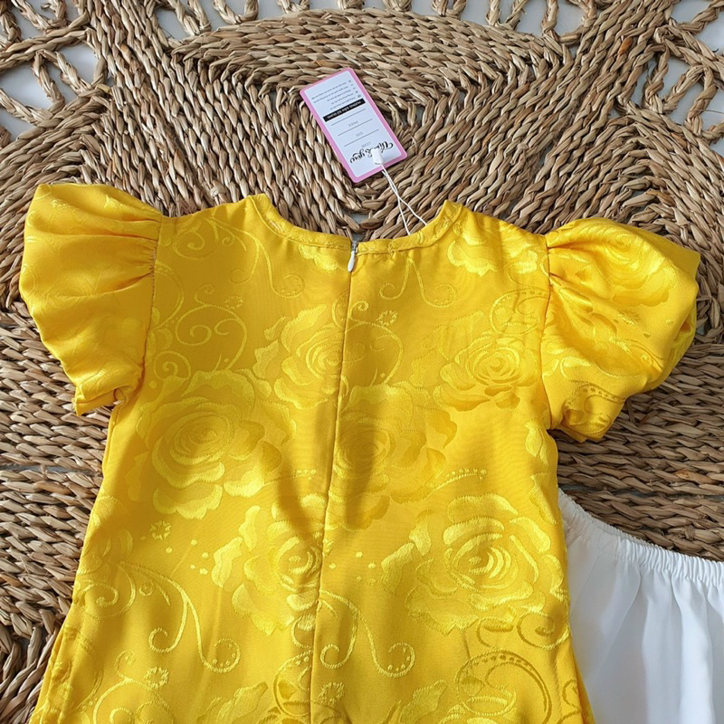 Bộ Bà Ba Lụa NHÍM XÙ KIDS Cho Bé Gái 4 Đến 28kg