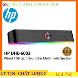 Loa máy tính soundbar hp dhe-6003 , led rgb, chính hãng , bảo hành 12 tháng