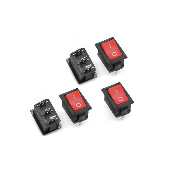 Công tắc bập bênh KCD1-101 6A 250V kích thước 15x21mm 3 chân