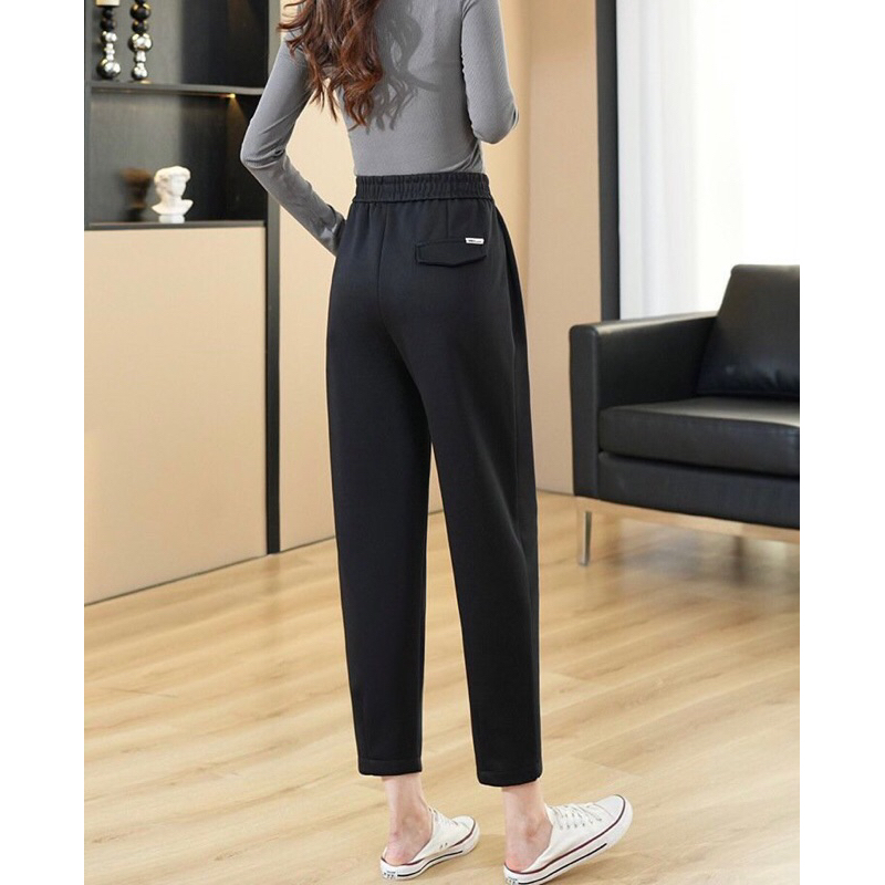 Quần baggy nữ dáng thụng phối nắp túi phía sau siêu xinh, dễ phối đồ, không kén dáng