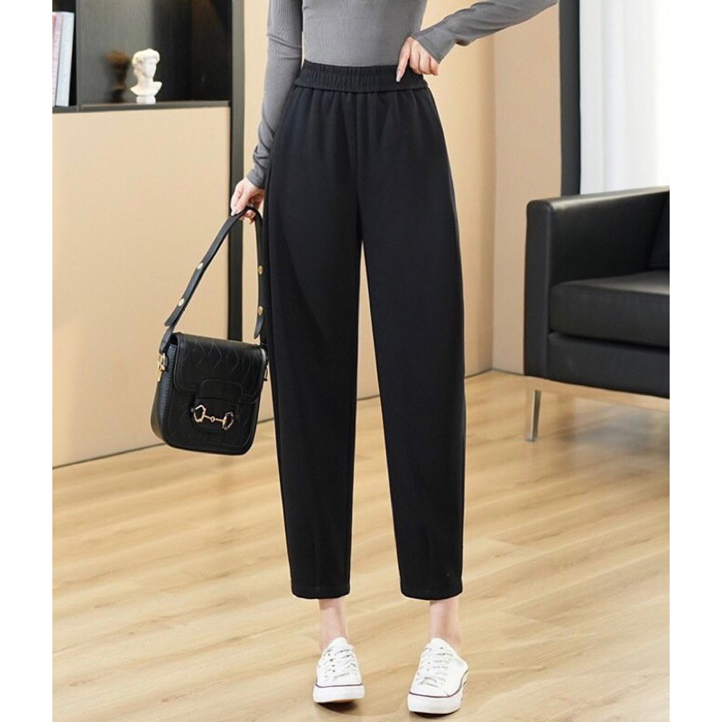 Quần baggy nữ dáng thụng phối nắp túi phía sau siêu xinh, dễ phối đồ, không kén dáng