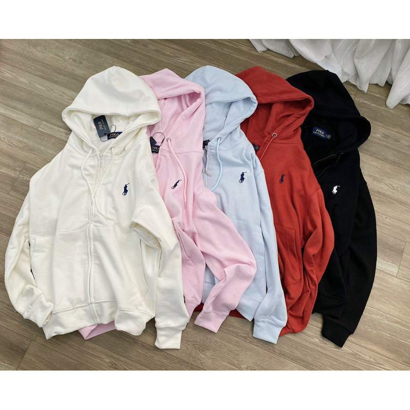 Áo khoác polo thêu nai xịn