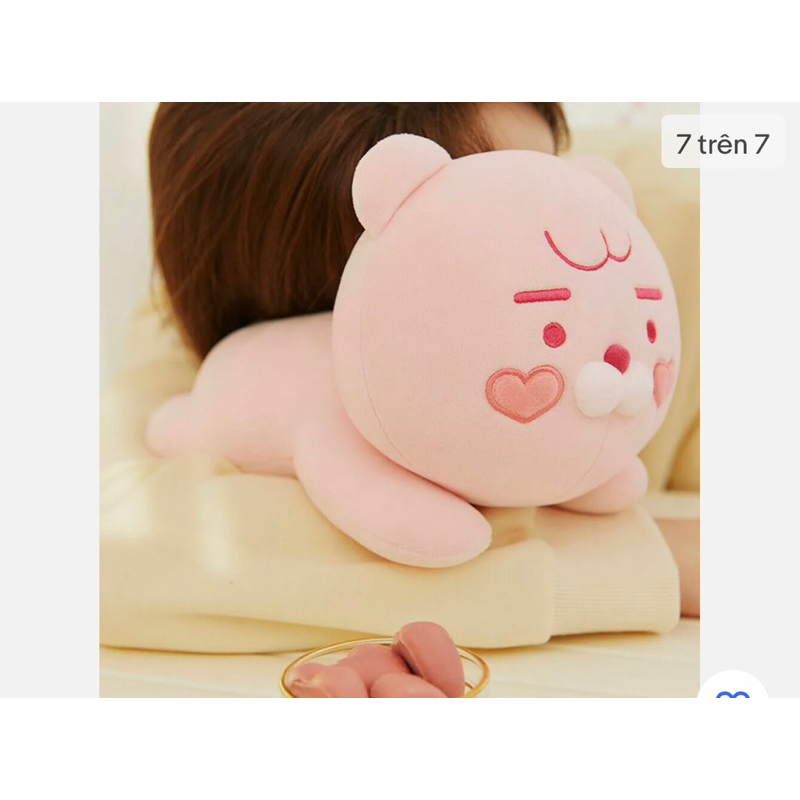 gấu bông rian màu hồng baby má tim chính hãng