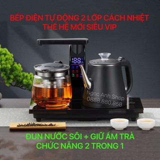 Bếp Điện Đun Nước Pha Trà Tự Động Xoay Cảm Ứng 100% VIP
