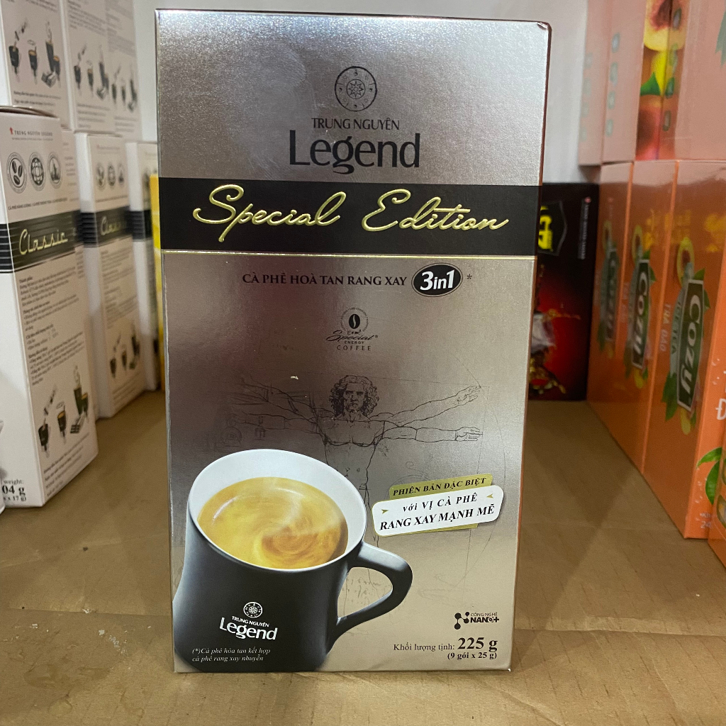 Cà Phê Sữa Hòa Tan Legend Special Edition Trung Nguyên - Hộp 9 Gói