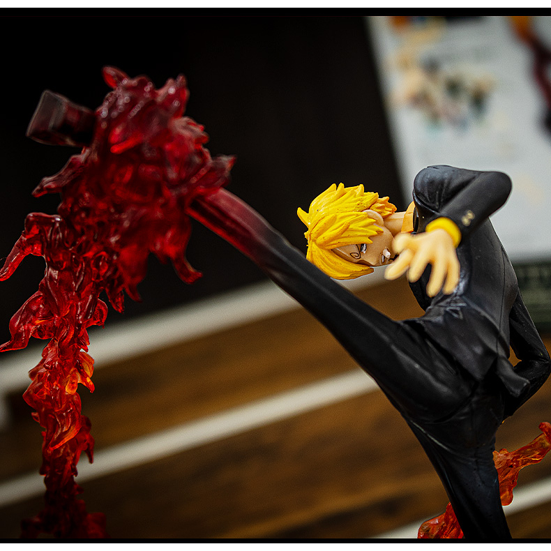 Mô Hình Sanji Hắc Cước 17cm Mô hình One Piece Cao Cấp, Figure Mô Hình Anmie One Piece Luffy Vua Hải Tặc