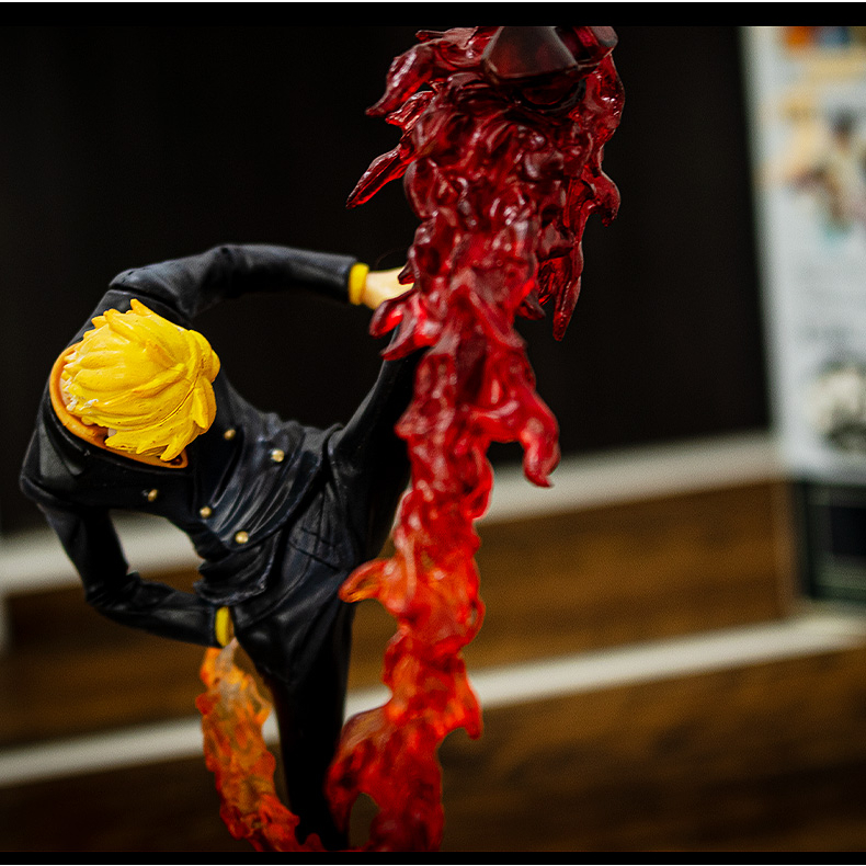 Mô Hình Sanji Hắc Cước 17cm Mô hình One Piece Cao Cấp, Figure Mô Hình Anmie One Piece Luffy Vua Hải Tặc