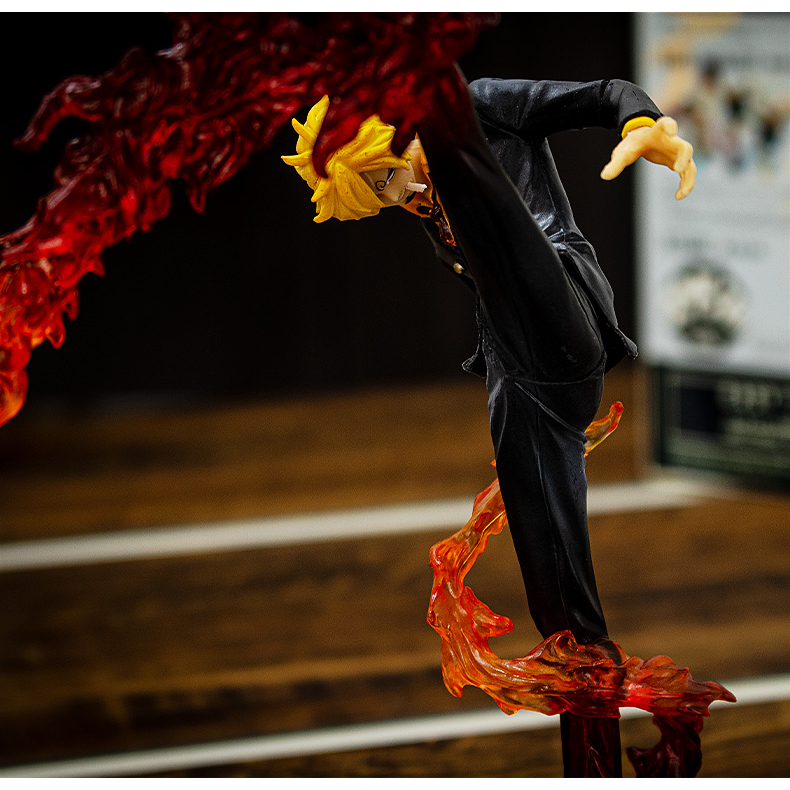 Mô Hình Sanji Hắc Cước 17cm Mô hình One Piece Cao Cấp, Figure Mô Hình Anmie One Piece Luffy Vua Hải Tặc