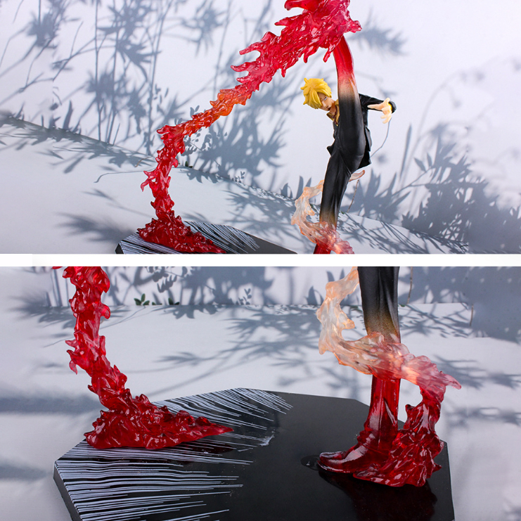 Mô Hình Sanji Hắc Cước 17cm Mô hình One Piece Cao Cấp, Figure Mô Hình Anmie One Piece Luffy Vua Hải Tặc