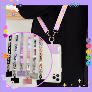 Dây strap điện thoại / baby three/túi xách🍒 đeo chéo/ cổ 🍓 hoạ tiết Cute+ holder