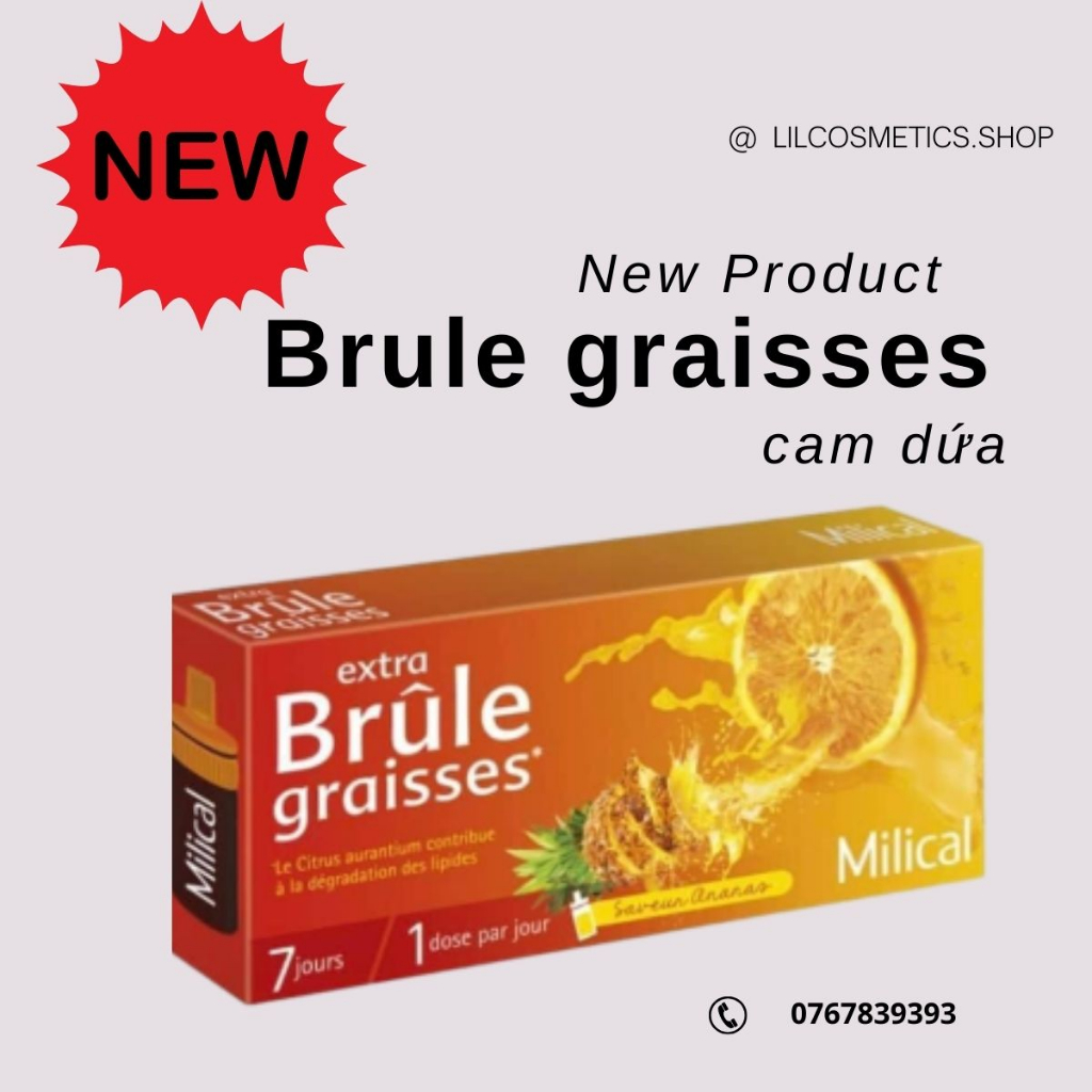 Thực phẩm chức năng Nước uống giảm mỡ, giảm cân nội tạng DETOX CAM DỨA của Pháp