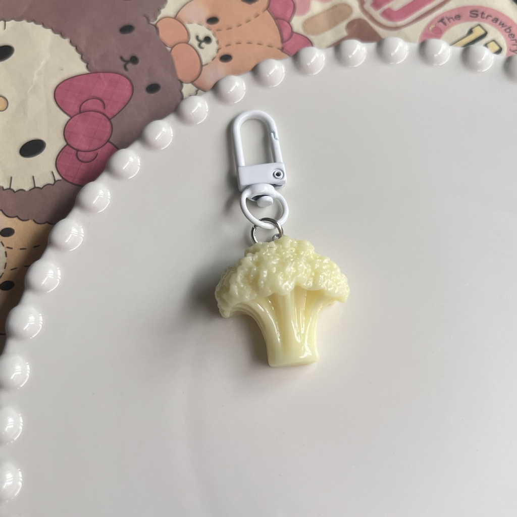 Móc khóa mini bữa ăn sáng dễ thương