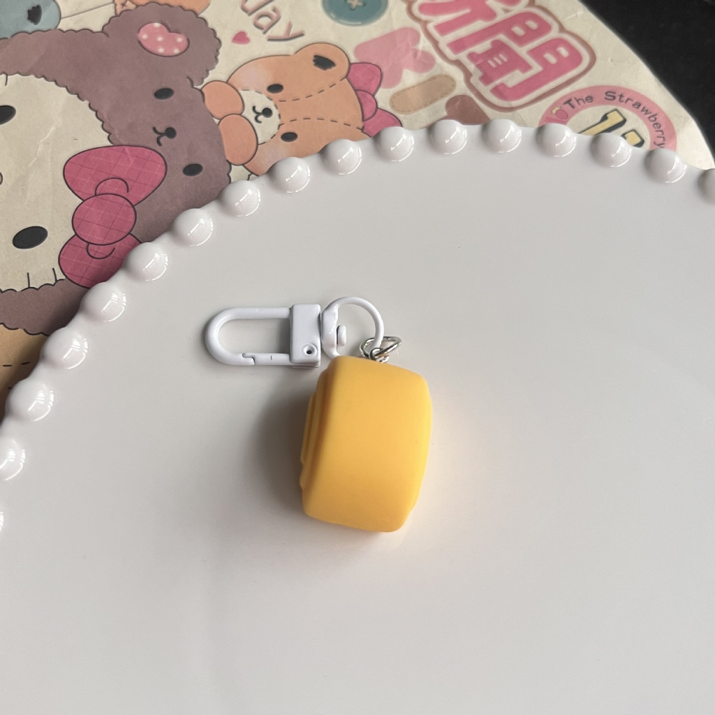 Móc khóa mini bữa ăn sáng dễ thương