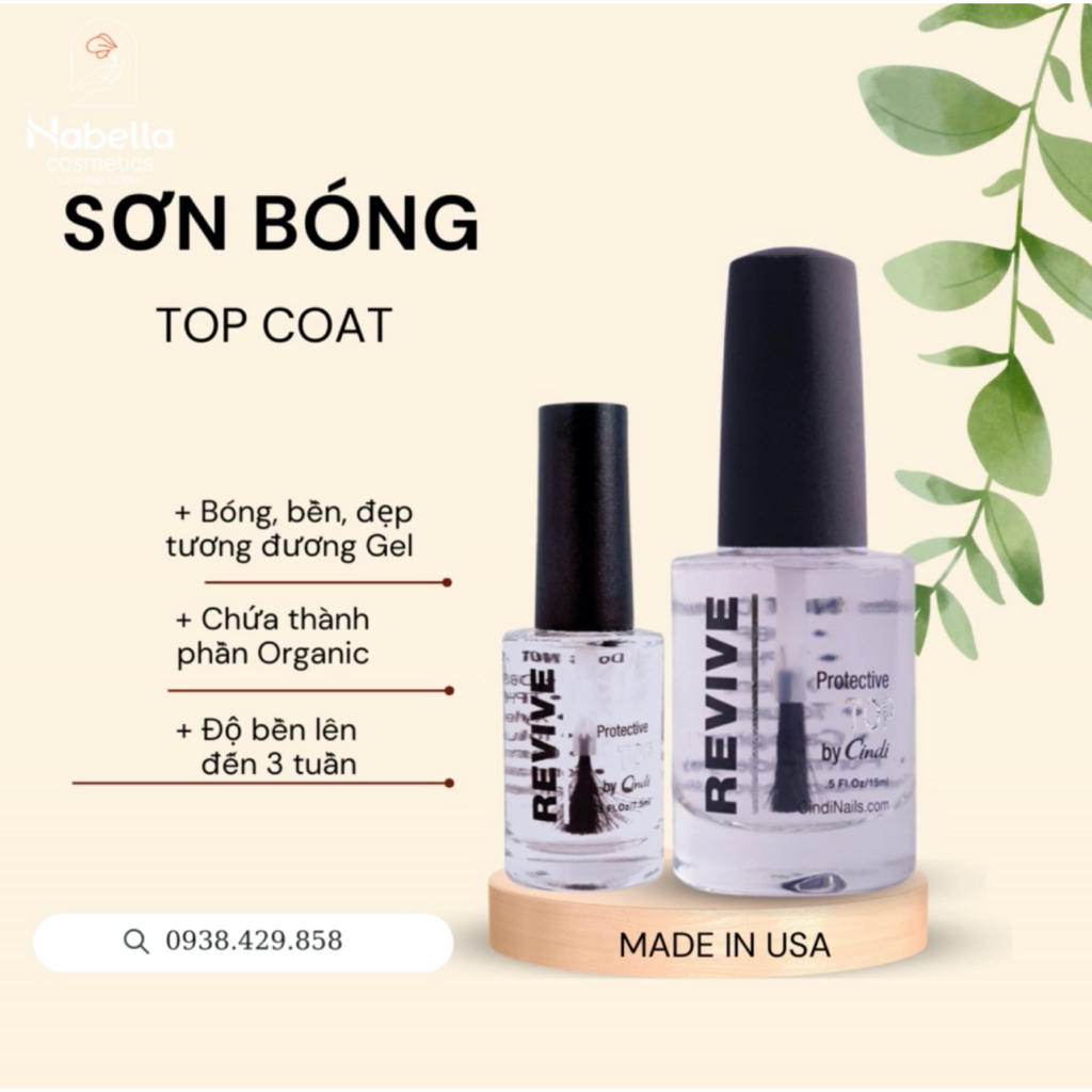 Sơn Bóng Mau Khô Organics Mỹ USA CHÍNH HÃNG mã số 004