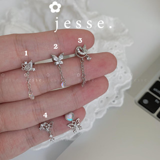 1 chiếc khuyên tai dây thả nhiều hình jessevn