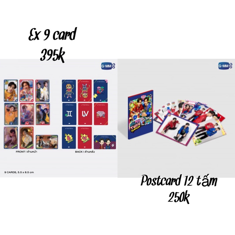 POSTCARD VÀ EX MY TURN CONCERT GEMINIFOURTH