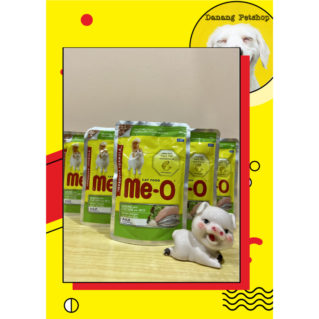 Pate me o gói 80g cho Mèo - Thức Ăn Dinh Dưỡng Cho Mèo Pate Mèo 5 vị - Pate mèo