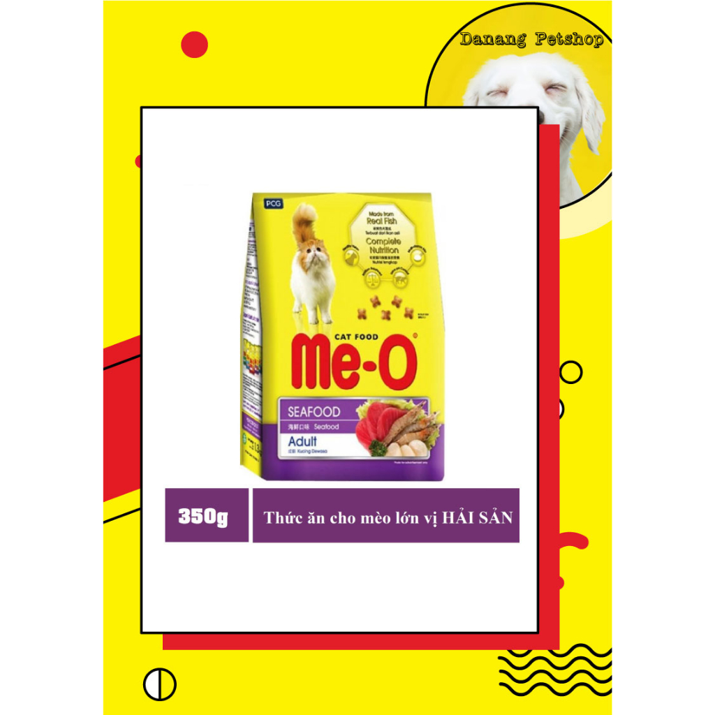 Hạt cho mèo meo 350g - Dành Cho Mèo Trưởng Thành Trên 12 Tháng