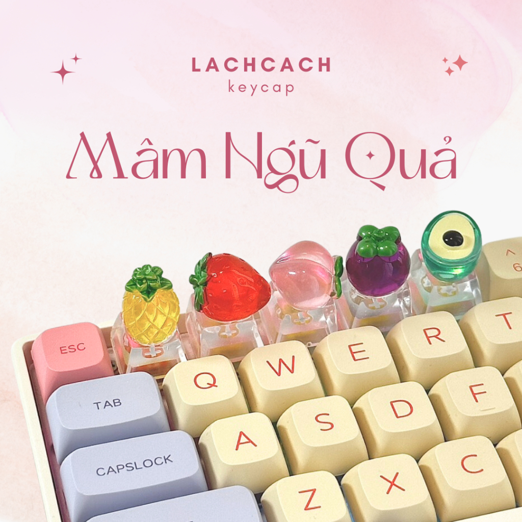 Keycap Mâm Ngũ Quả | Keycap Bàn Phím Cơ | Trang Trí Bàn Phím Cơ