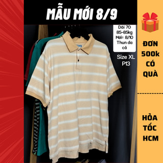 Áo thun cổ trụ 2hand, áo polo 2hand