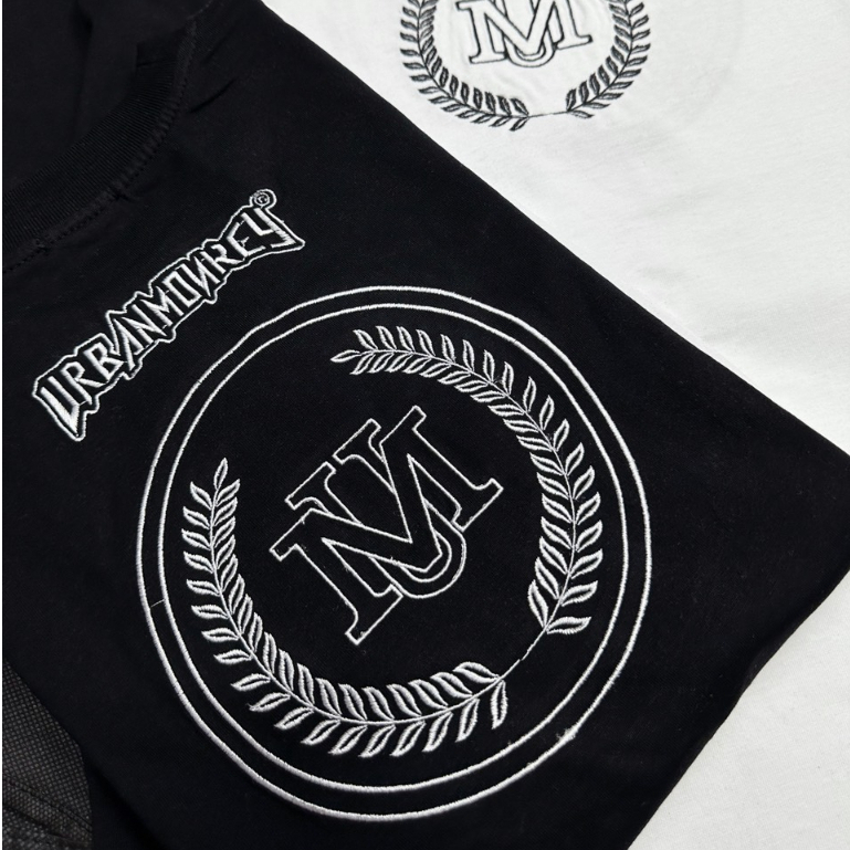 Áo Phông Nam Nữ Phối Họa Tiết An Thuyên New 2023 - Áo Thun Nam Nữ Bản Chữ Thêu Cao Cấp