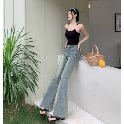 A07 Quần jeans nữ ống loe gấu tua rua , quần jean nữ, quần bò nữ ống loe chất co giãn tôn dáng 2023 | BigBuy360 - bigbuy360.vn