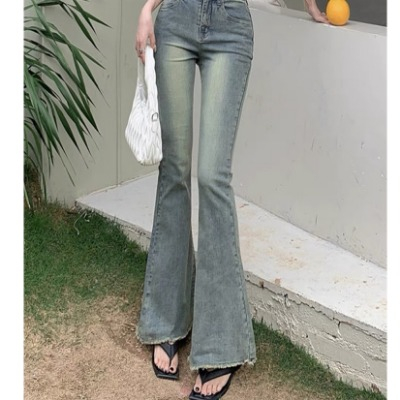 A07 Quần jeans nữ ống loe gấu tua rua , quần jean nữ, quần bò nữ ống loe chất co giãn tôn dáng 2023 | BigBuy360 - bigbuy360.vn