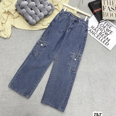 A08 Quần Jeans nữ siêu hot quần jeasn xuông túi hộp 2 bên - quần bò túi hộp phong cách cá tính trẻ trung mix đồ cực đỉnh | BigBuy360 - bigbuy360.vn