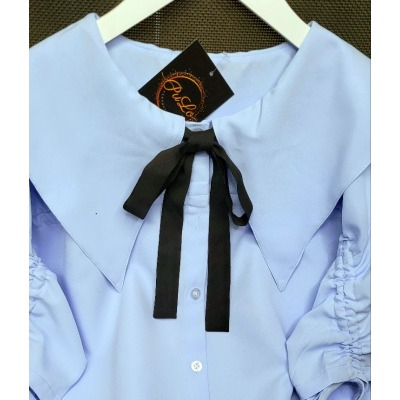 Dây nơ vải đen, dây thắt nơ cổ áo màu đen