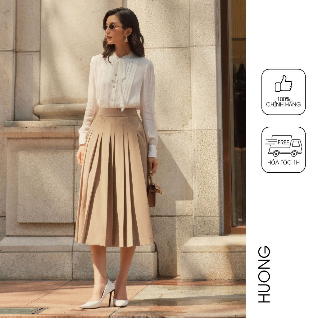 Chân váy Florie Midi Skirt HUONG BOUTIQUE HBZ486