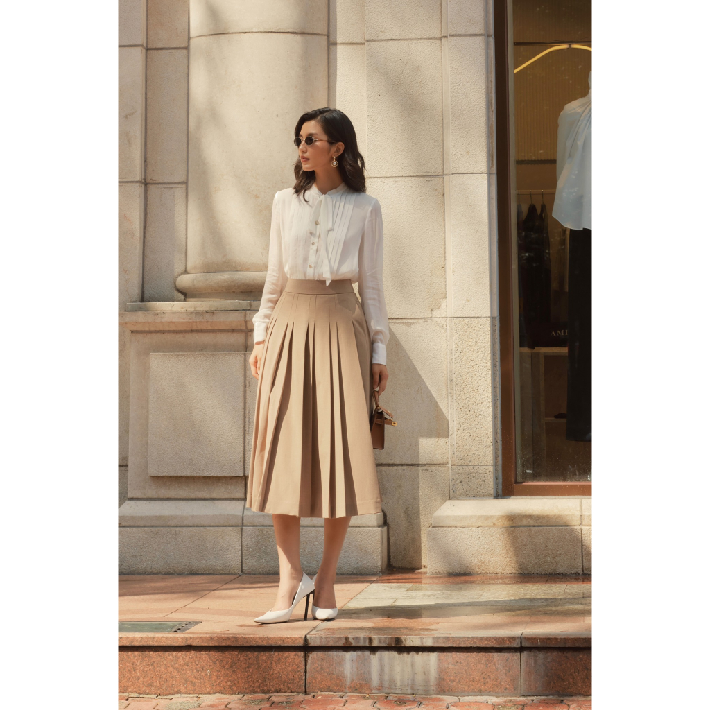 Chân váy Florie Midi Skirt HUONG BOUTIQUE HBZ486