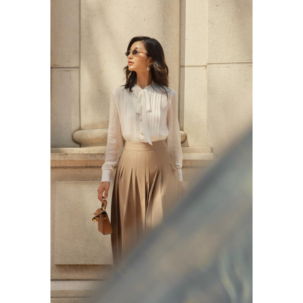 Chân váy Florie Midi Skirt HUONG BOUTIQUE HBZ486