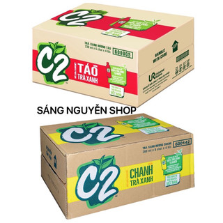Thùng 24 chai c2 hương chanh/ táo 355ml