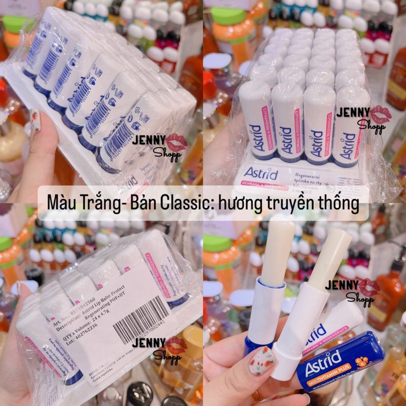 Son dưỡng môi mỡ hươu Astrid Multivitamin tẩy da chết, tái tạo môi mềm, dưỡng ẩm